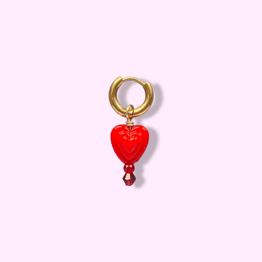 OORBEL MET ROOD HARTJE